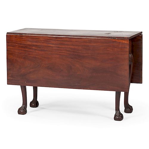 American Chippendale Drop Leaf Table