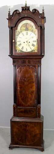 English Tall Case Clock, c. 1850