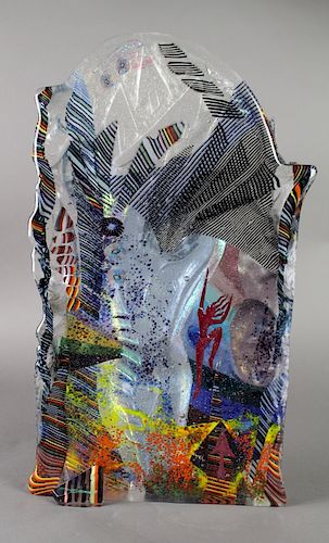 Leslie Rowe Israelson, Fused Glass Sculpture