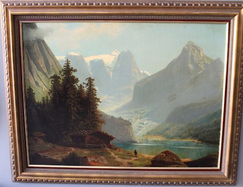 Adalbert Waagen, 1833-1898, Oil on Canvas