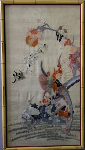 Chinese Silk Embroidery, c. 1900-10