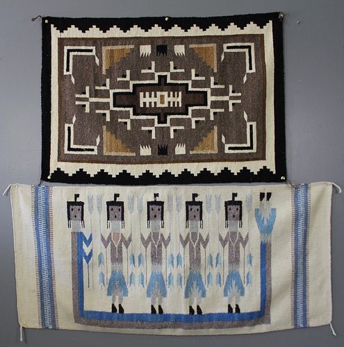 Two Southwest Native American Blankets