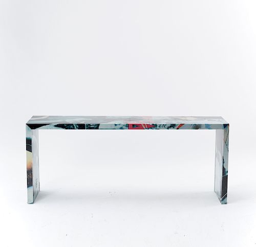 Console table from the 'Decollage' series, 2005