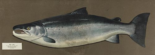 Atlantic Salmon Effigy, Dhuie Tully (1862-1950)