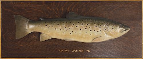Brown Trout Model, Peter Duncan Malloch (1853-1921)
