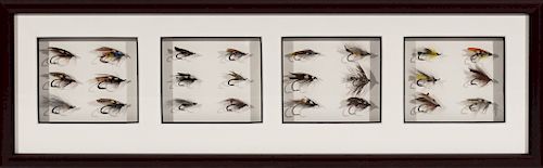 Four Framed Salmon Flyboxes