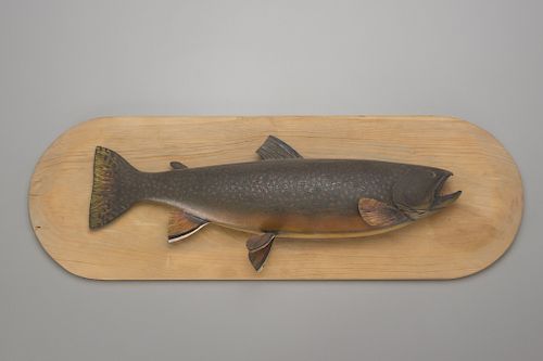 Brook Trout Carving, Ed Towns
