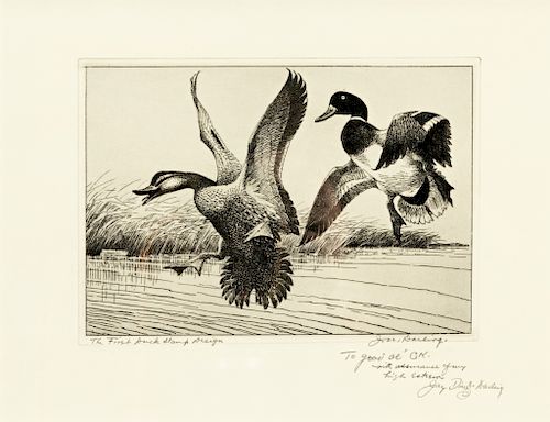 Jay Norwood "Ding" Darling (1876-1972) The First Duck Stamp Design