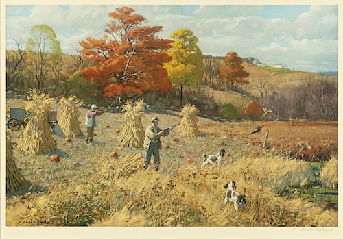 Aiden Lassell Ripley (1896-1969) Pheasant Shooting