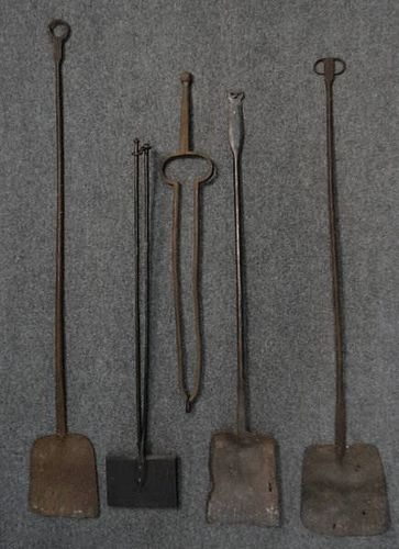 HAND FORGED IRON INC. WAFER PAN, TINGS, RAMS HORN