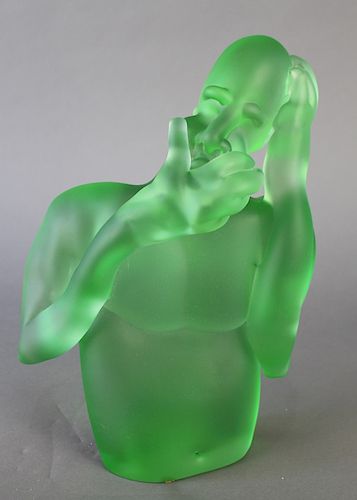Richard Jolley, American 1952, Glass Sculpture
