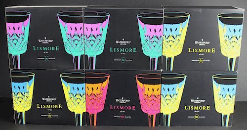 Set of 12 Waterford Lismore Wine Goblets