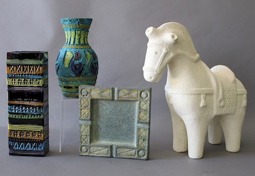 Four Pieces Mid-Century Ceramics