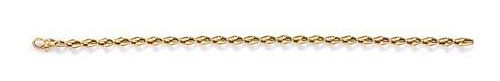 An 18 Karat Yellow Gold Link Bracelet, Cartier, 9.50 dwts.