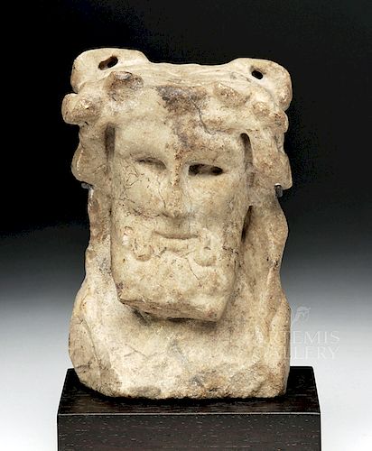 Fine Roman Marble Herm Bust of Bacchus / Dionysos