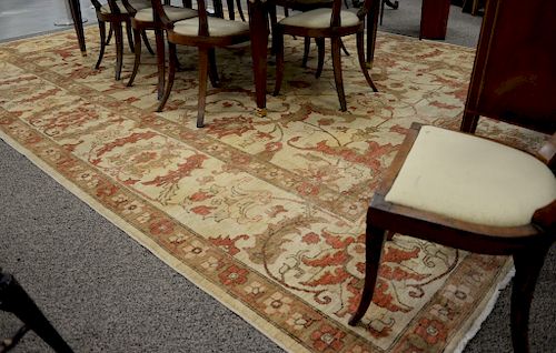 Contemporary Oushak Oriental carpet. 10' x 14'2"