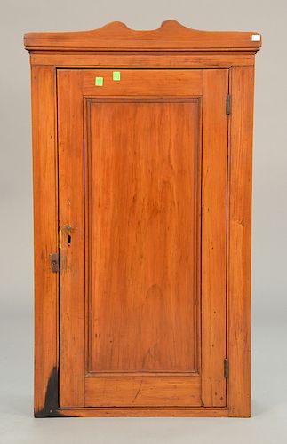 Primitive wall cabinet, early 19th century. ht. 38in., wd. 22 1/2in., dp. 7in.