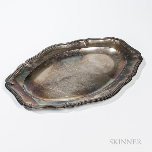 French Silver Platter