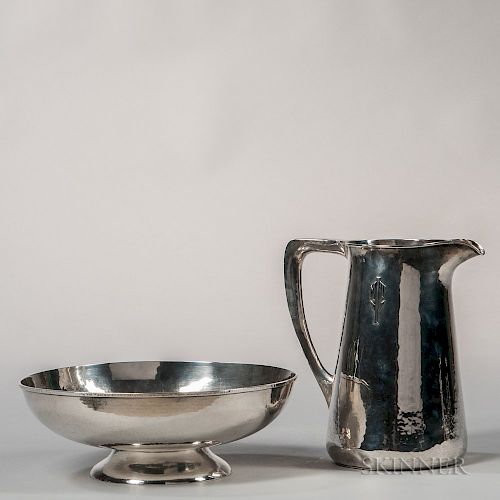 Two Pieces of Lebolt Sterling Silver Tableware