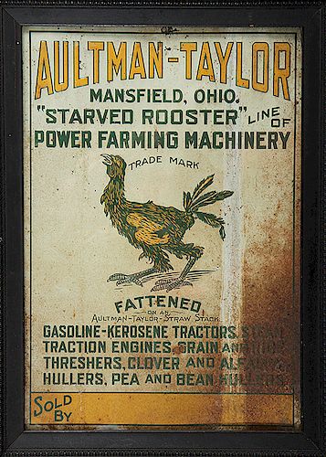COUNTRY STORE ADVERTISING TIN SIGN