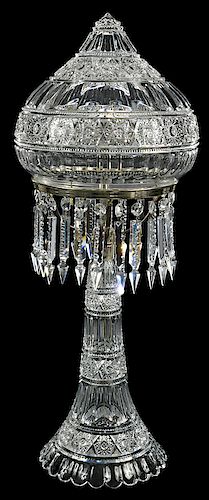 Jewel Brilliant Period Cut Glass Lamp