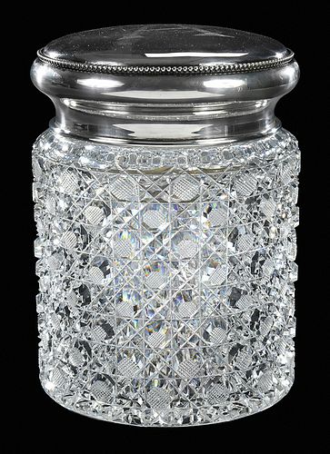 Pairpoint Brilliant Period Cut Glass Humidor