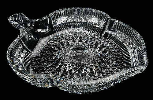 Hawkes Brilliant Period Cut Glass Tray