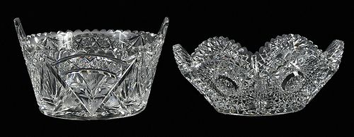 Brilliant Period Cut Glass Bowl, Ice Tub