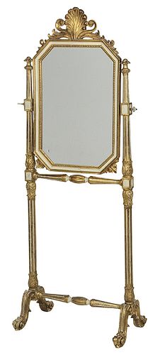 Italian Neoclassical Style Cheval Mirror