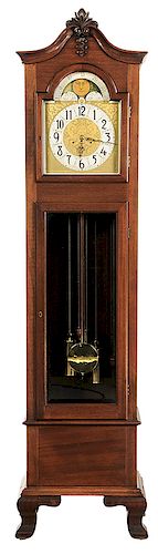 Mahogany Chiming Tall Case Clock