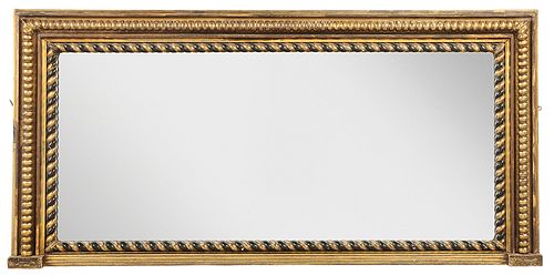 Classical Gilt Wood Over Mantel Mirror