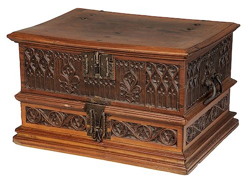 Gothic Revival Carved Box
