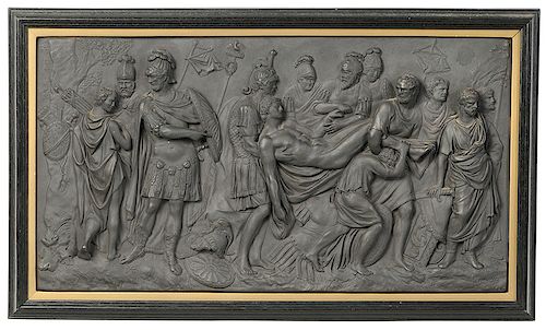 Wedgwood Plaque The Death of Meleager
