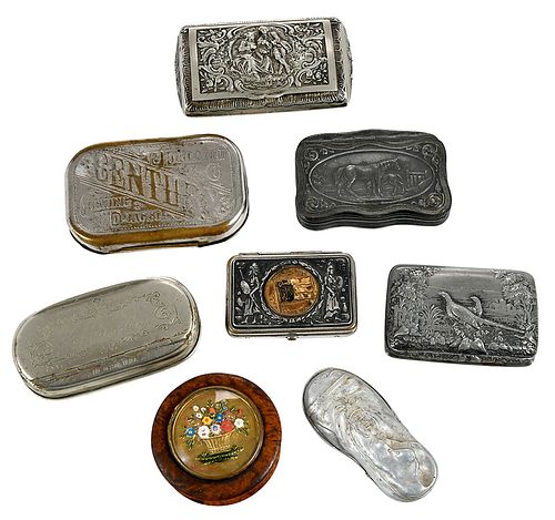 28 Mixed Metal Tobacco Related Boxes