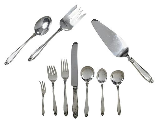 Prelude Sterling Flatware, 66 pieces