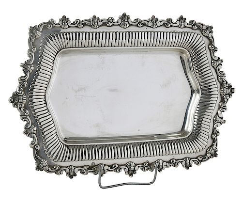 Sterling Footed Tray