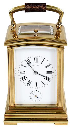 Tiffany & Co. Repeater Carriage Clock with Case