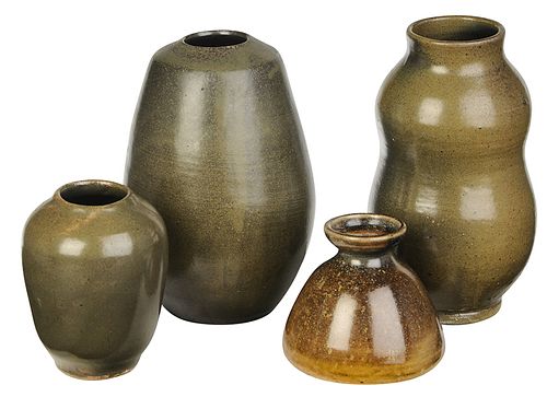 Four Pieces of Jugtown Pottery