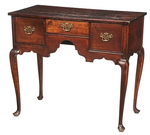 New England Queen Anne Maple High Chest Base