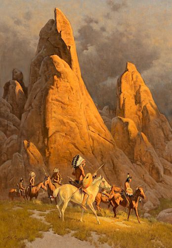 Frank McCarthy (1924-2002), From the Pinnacles They Watched