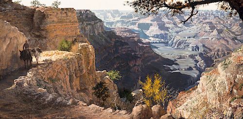 Clark Hulings (1922-2011), Grand Canyon (1970)