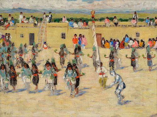 Grace Ravlin (1873-1956), Hopi Corn Dance