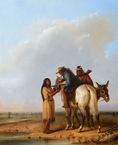 Alfred Jacob Miller (1810-1874), The Thirsty Trapper (1850)