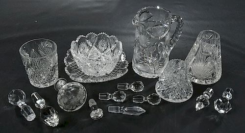 Brilliant Period Cut Glass Items