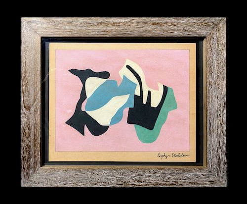 Esphyr Slobodkina (1908-2002) Abstract Painting