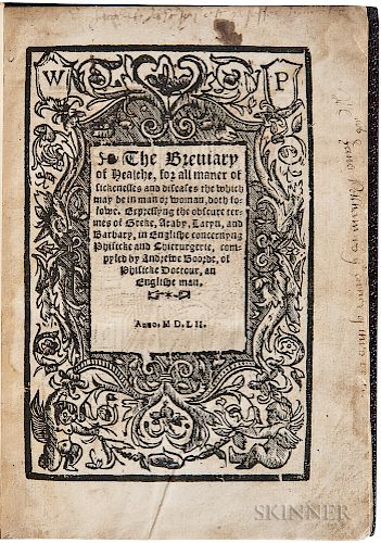 Boorde, Andrew (1490?-1549) The Breviary of Healthe, for All Maner of Sickenesses and Diseases the which may be in man or woman, doth f