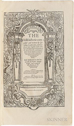 Holinshed, Raphael (d. 1580?) A Fragment of the Chronicles  : Gerald of Wales's The Irish Historie.
