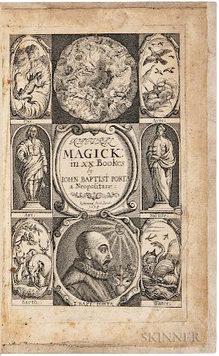 Porta, Giambattista della (1535?-1615) Natural Magick.