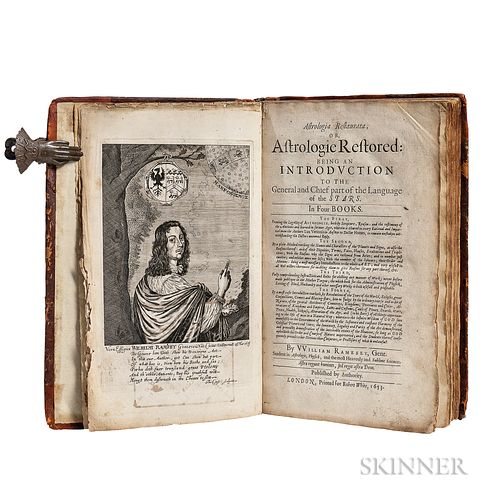 Ramesey, William (1627-1675) Astrologia Restaurata; or Astrologie Restored: Being an Introduction to the General and Chief Part of the