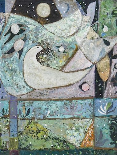 Falkner, (20th century), Abstract Dove Scene